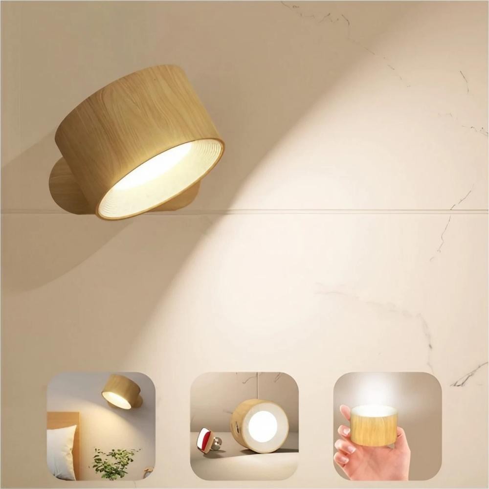 Wireless Rotatable Rechargeable Wall Light K64
