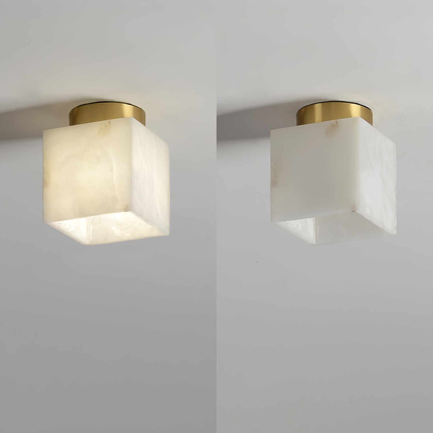 Moon Alabaster Ceiling Lamp K528