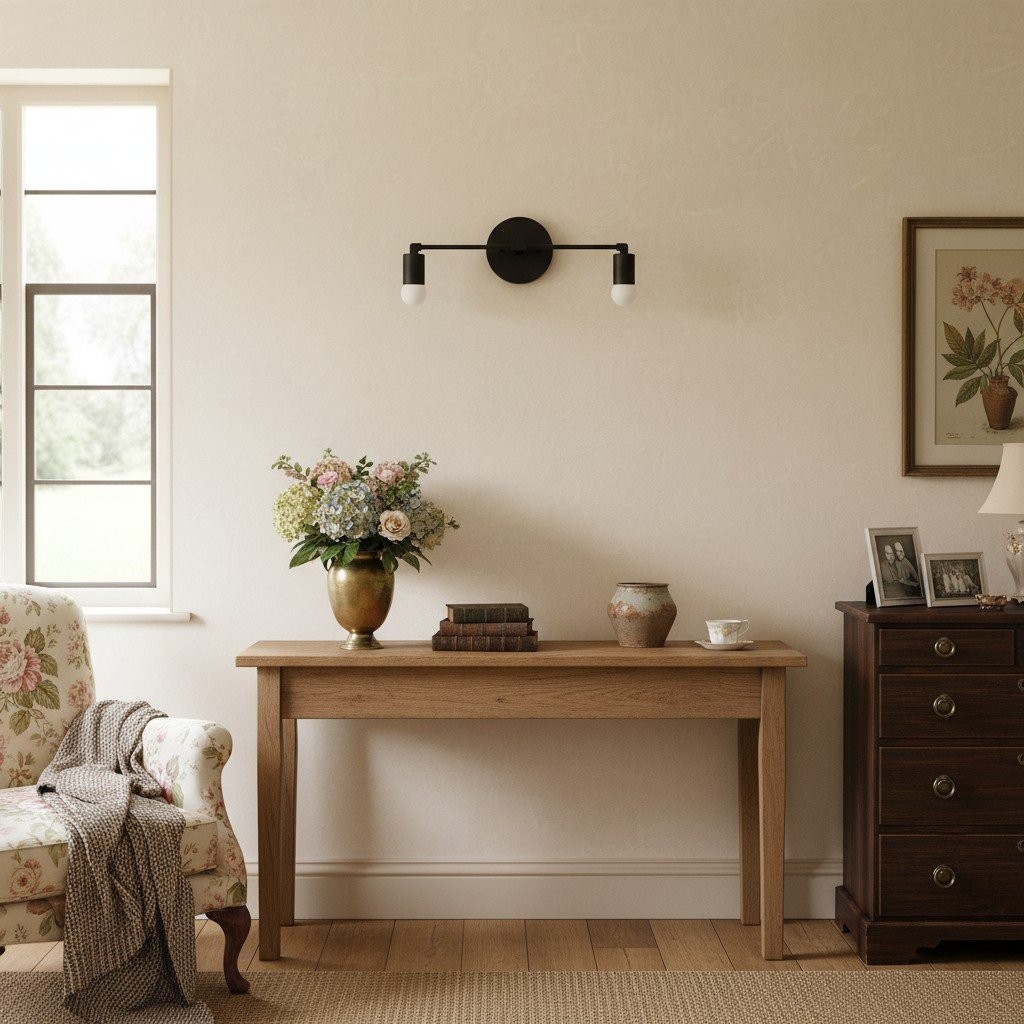 Mobilux Line industrial Bathroom Vanity Light - Minimalist Wall Sconce - Elegant Fixture K1473
