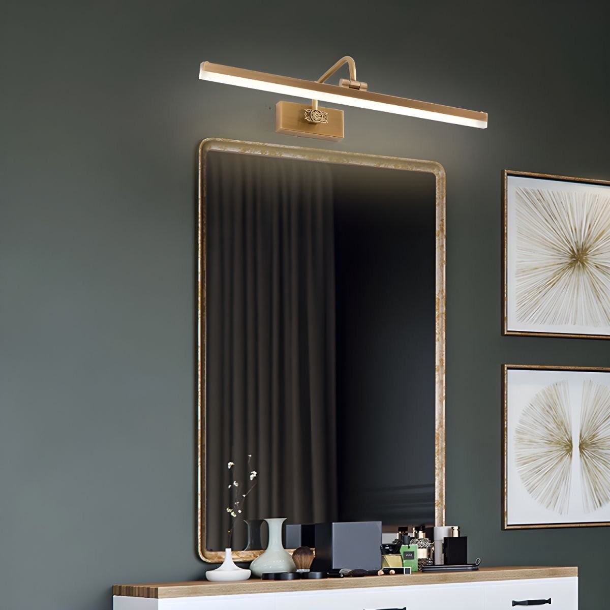 Metal Antler Linear Design Wall Lamp K219