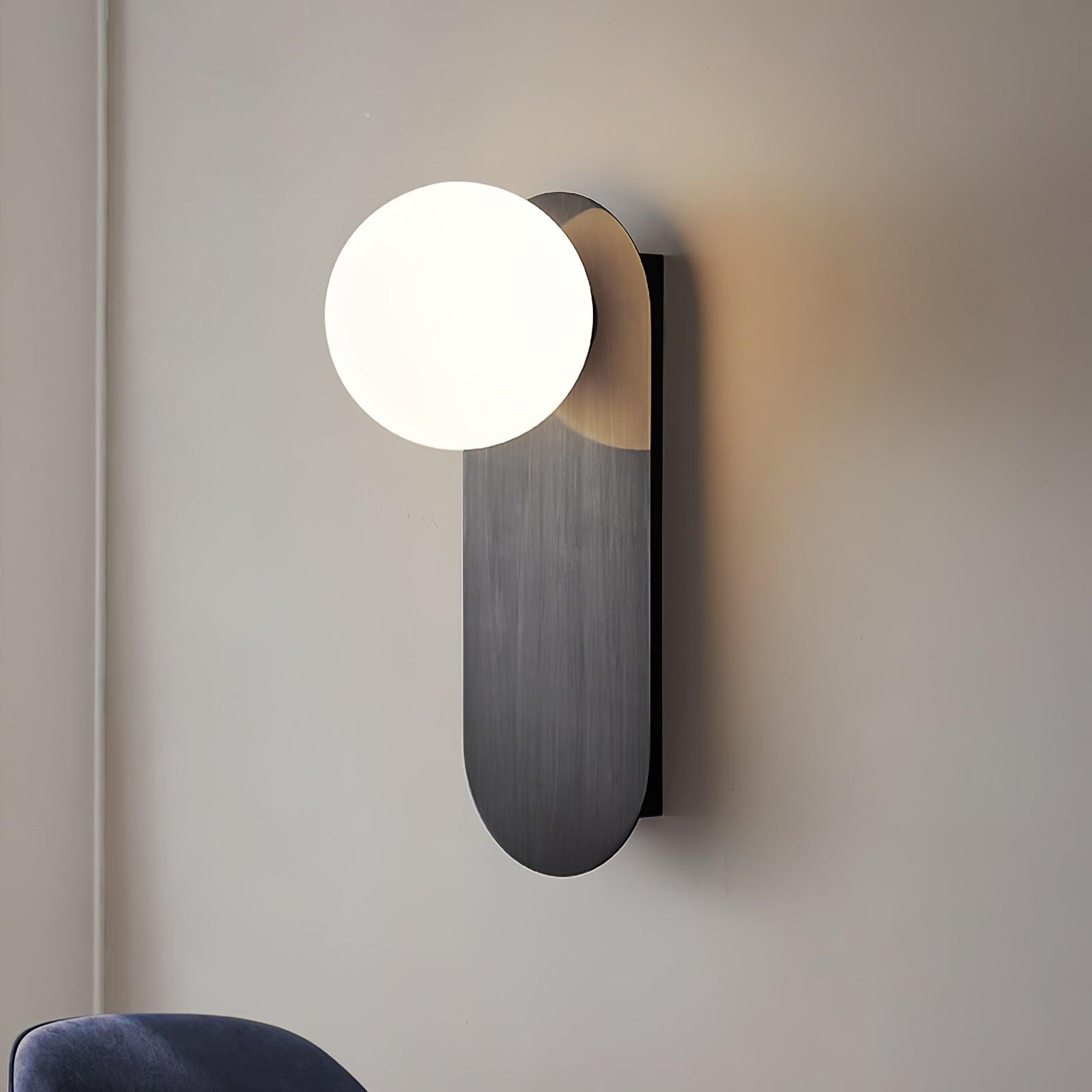 Modern Glass Base Sconce K383