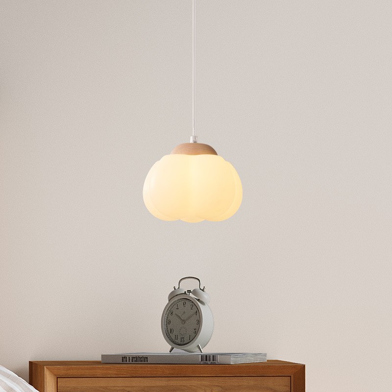Art Deco Bauhaus Style Wooden Pendant Lamp K36