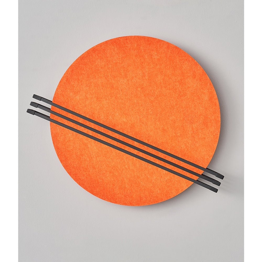 Abstract Sunrise Felt Wall Sconce D381