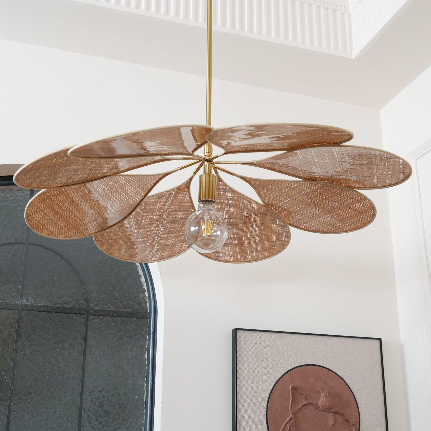 Petals Bloom Rattan Pendant Lamp K588