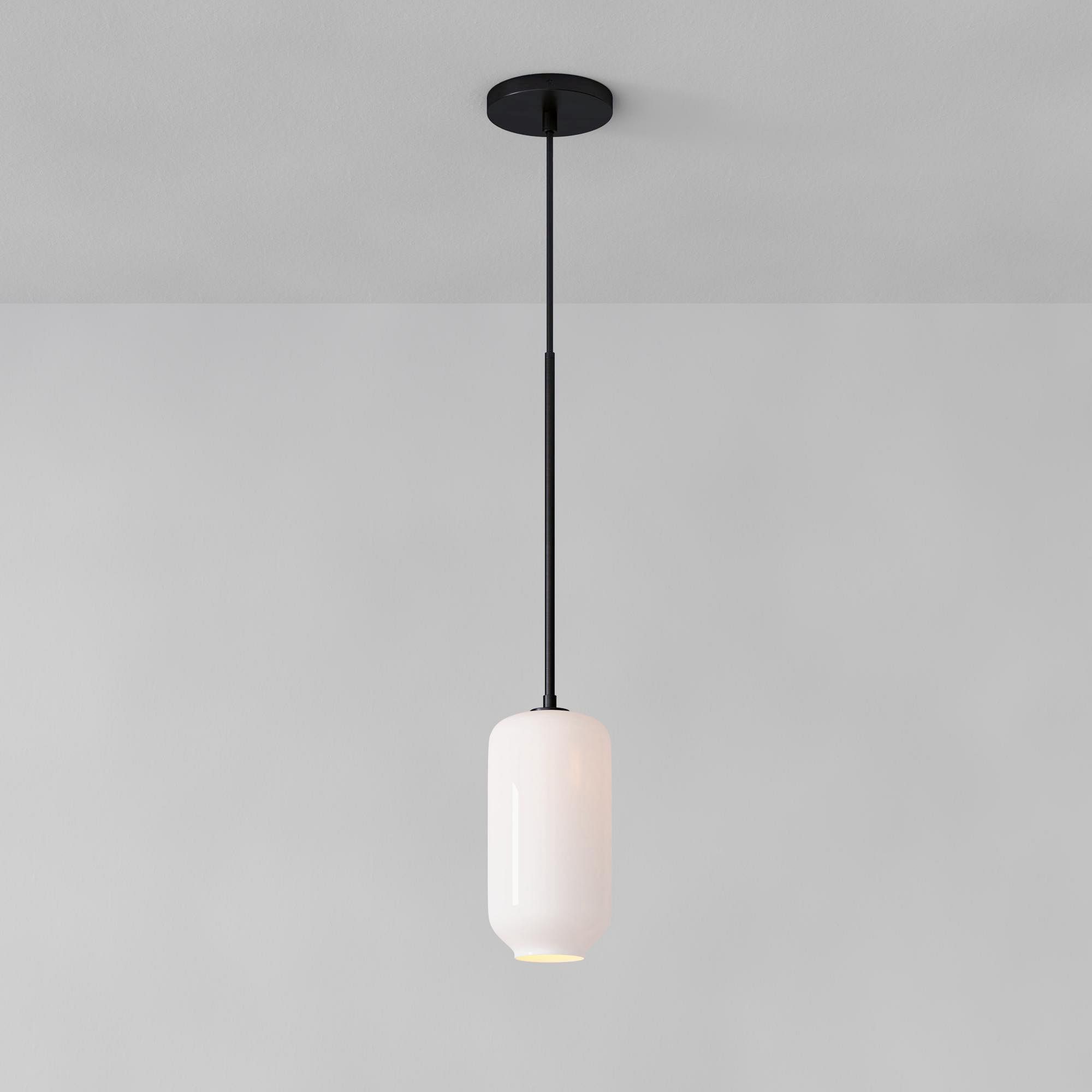 Lumivelle Pebble Pendant Light - Adjustable Glass Shade - Modern Lighting K1403