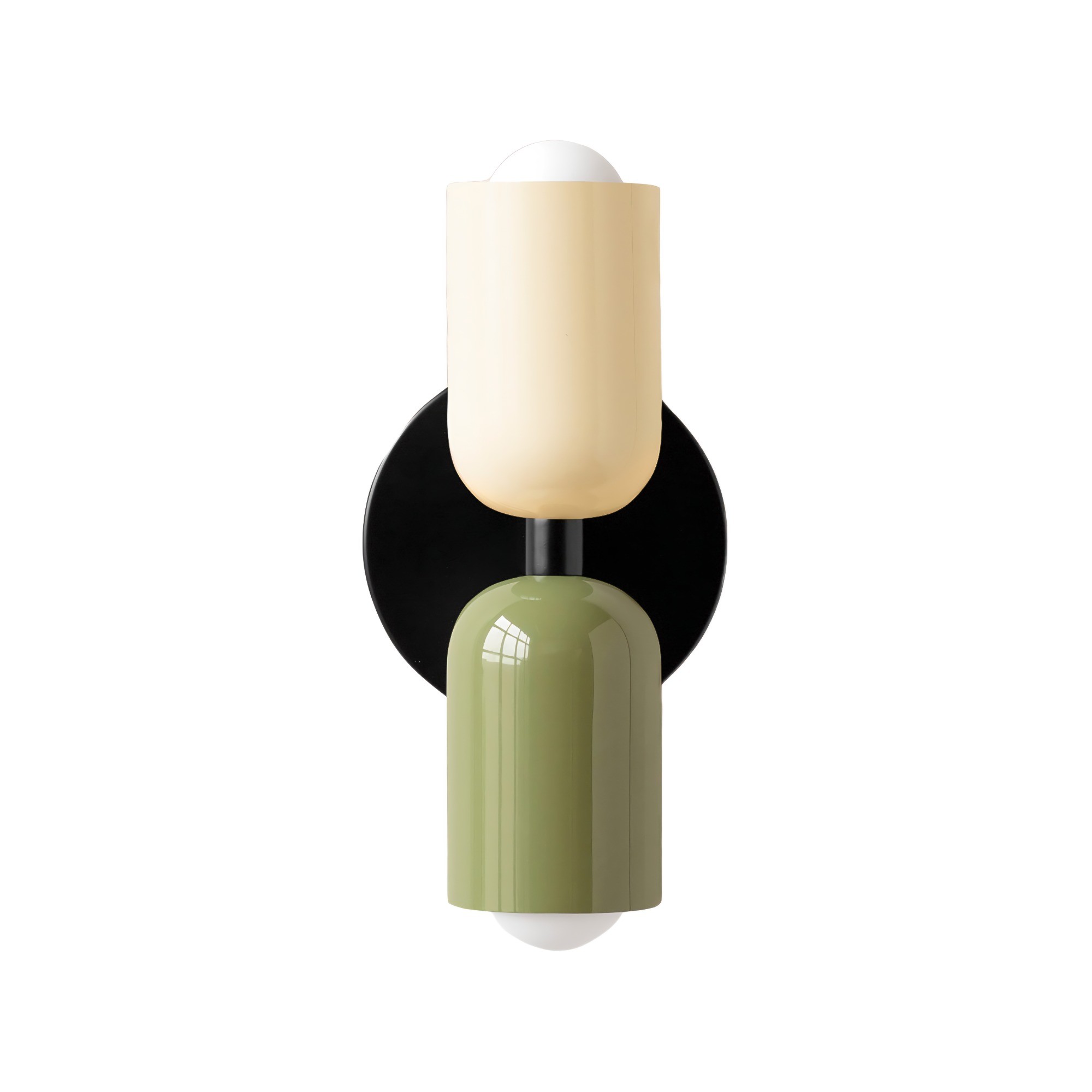 Elegant Up Down Wall Sconce - Bauhaus Double Heads Wall Light for Bedroom and Lounge