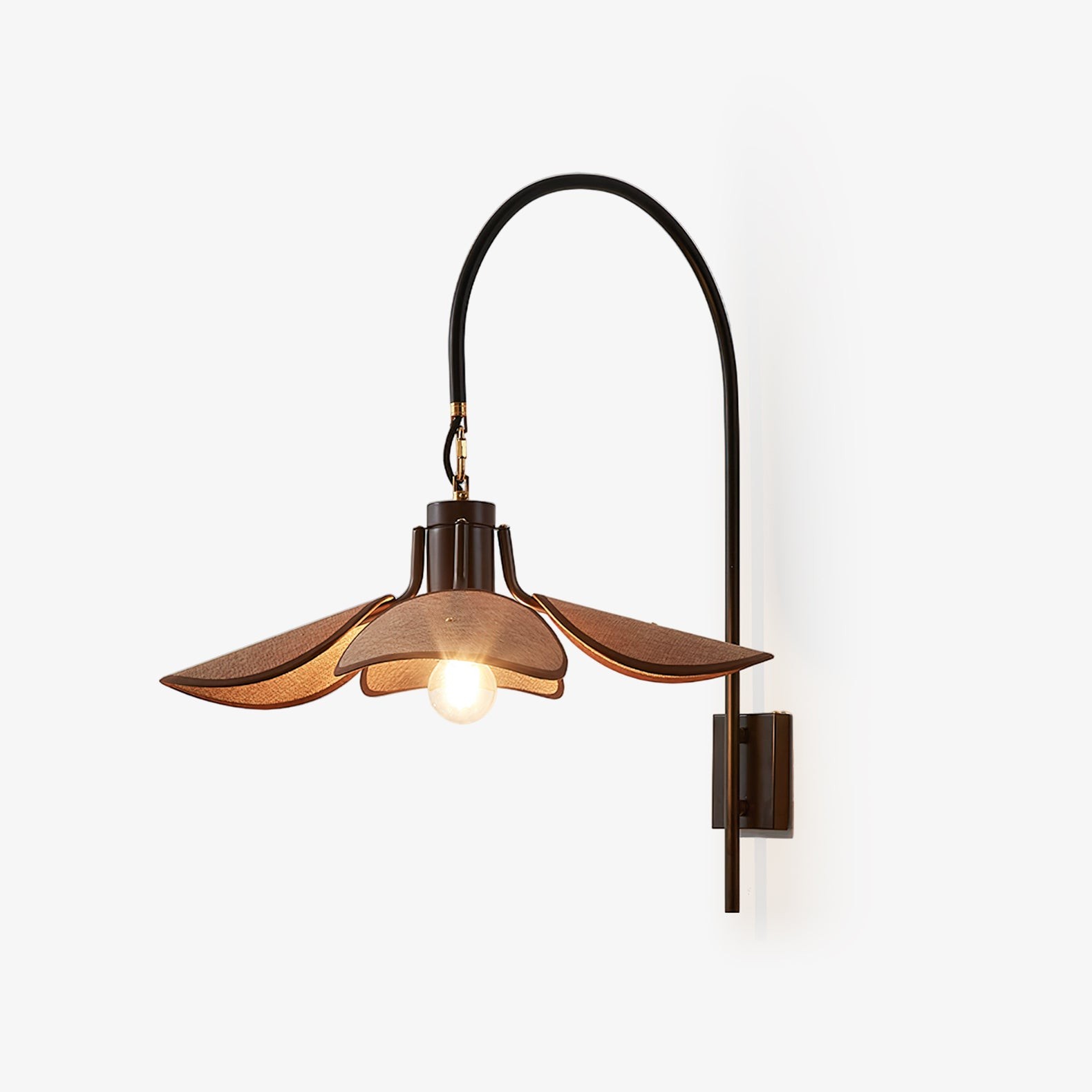 Retro Wabi-Sabi Style Petal Bloom Wall Lamp K587