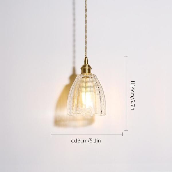 Clear glass pendant lights series