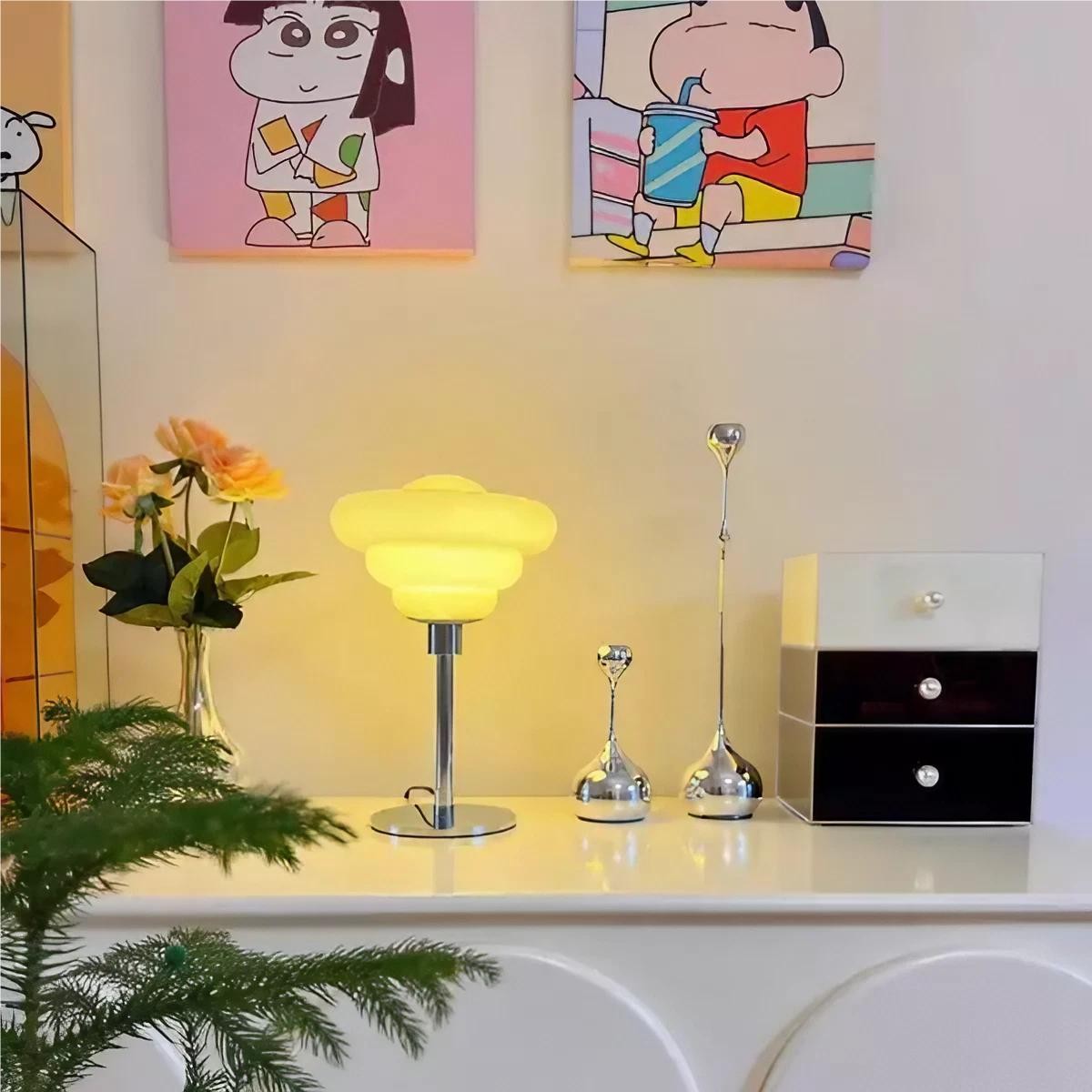 Nordic Minimalist Design Glass Table Lamp K62