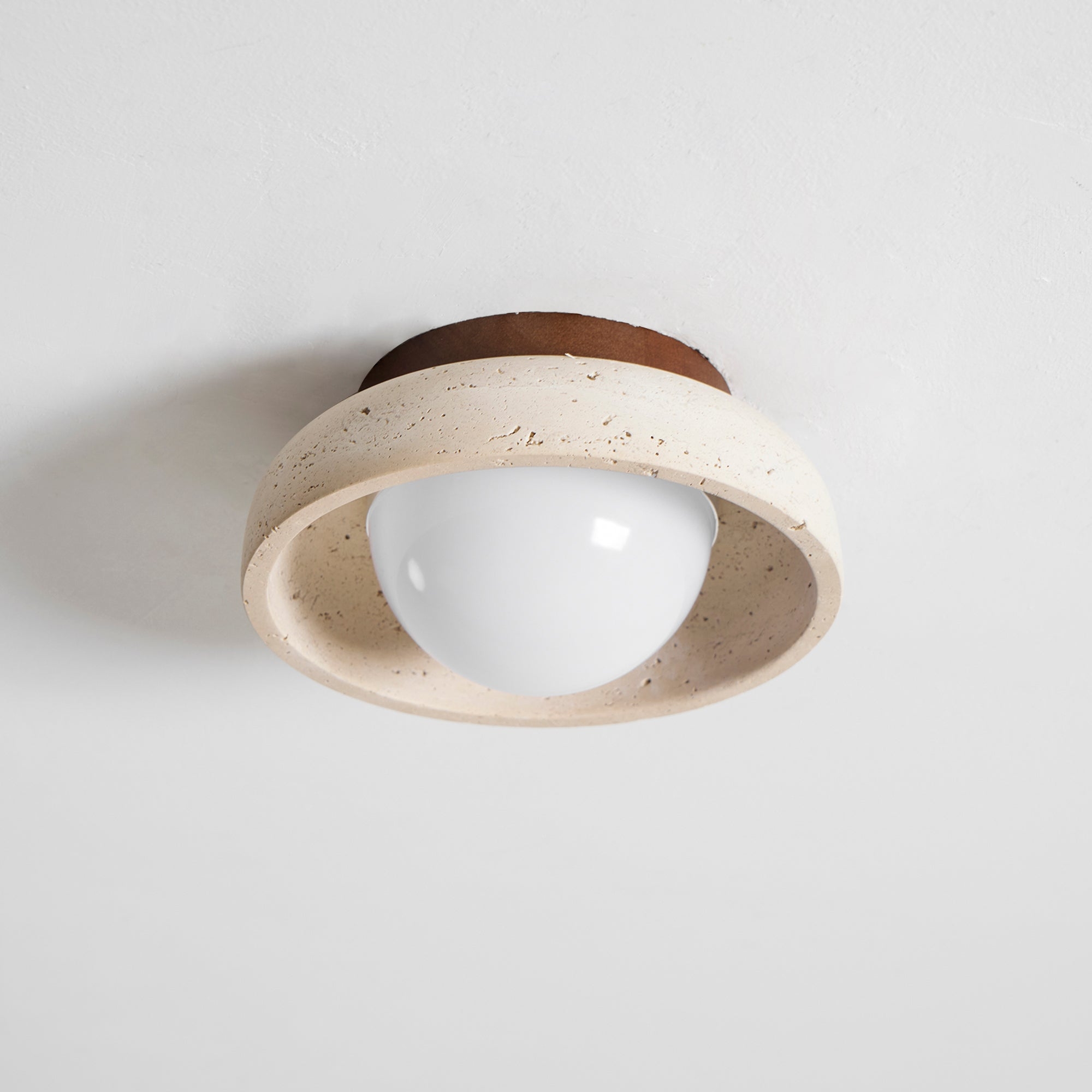 Piedra Travertine Ceiling Lamp D682
