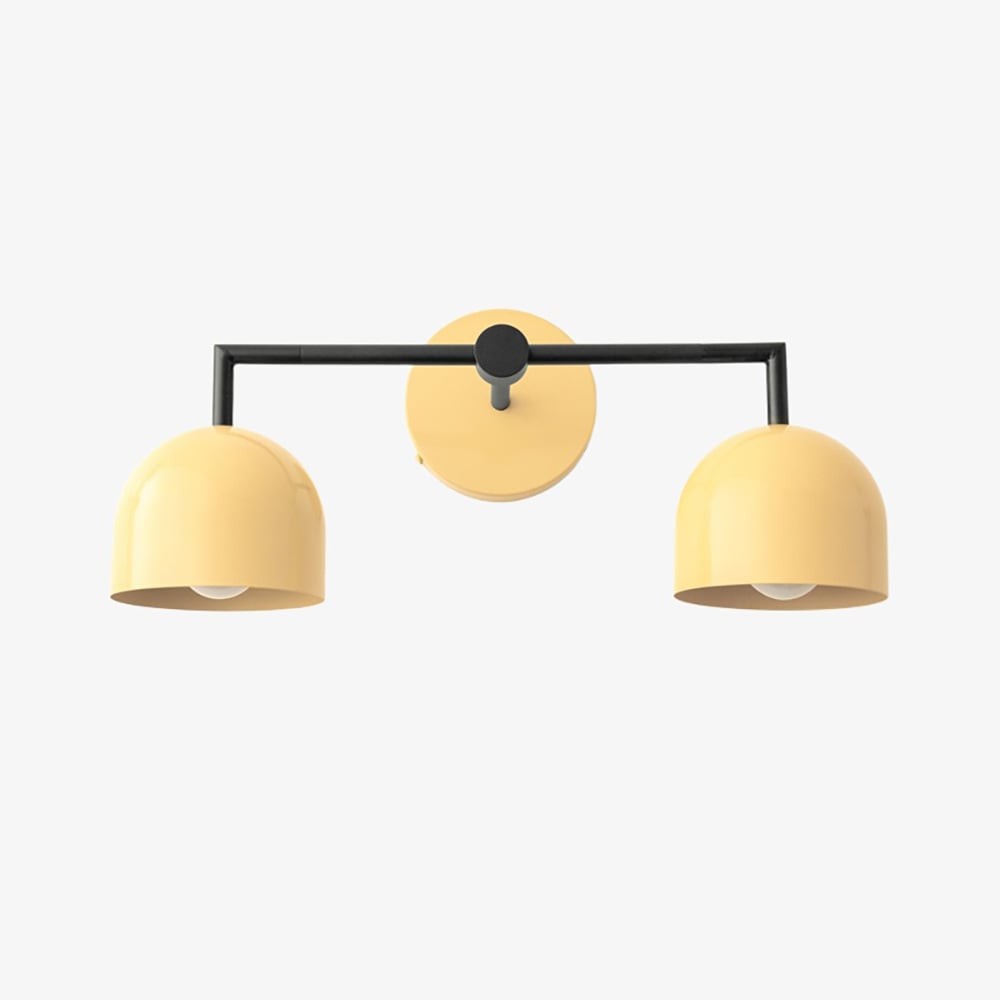 Metio Dome Farmhouse Vanity Wall Lamp - Colorful Dome Wall Sconce for Dressing Room K1596
