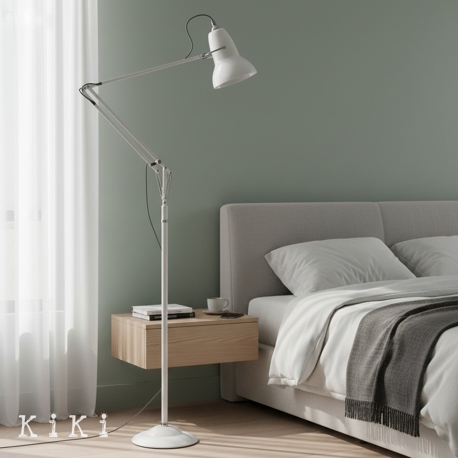 Modryx Modern Movable Arm Floor Lamp - Perfect for Bedroom and Office K2130