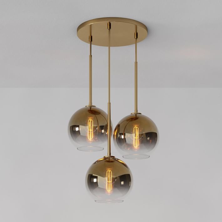 Selvion Minimalist Crystal Chandelier - Handcrafted Glass Sculptural Lighting Fixture K1220