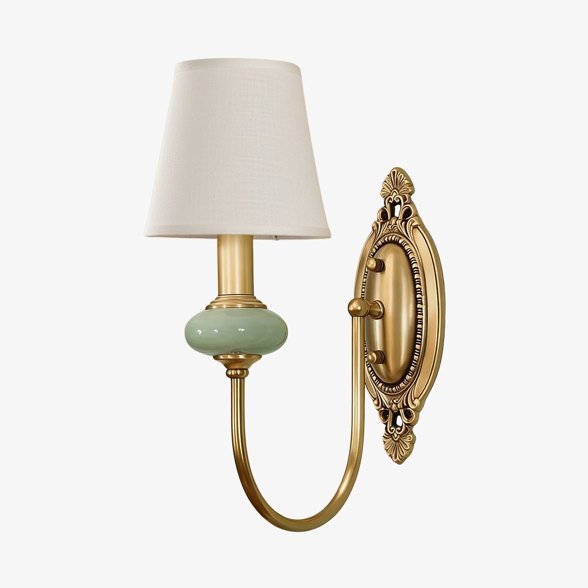 Rowanea Retro Fabric Wall Lamp - Elegant Fixture for Bedroom and Hallway K2214