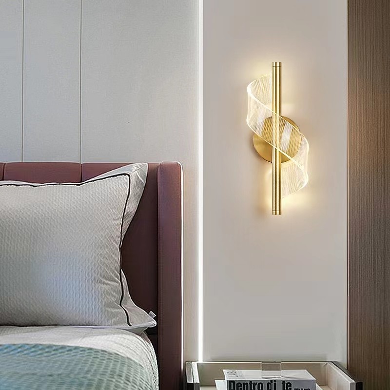 Spiral Modern Led Wall Lamp For Living Room K16