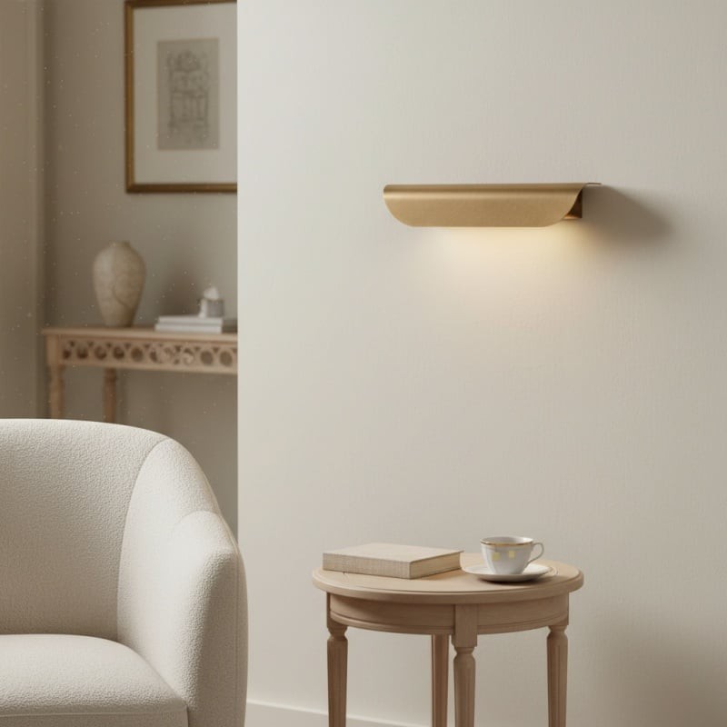Hidra Modern Metal Wall Sconce - Minimalist Down-Light Sconce for Modern Homes K1691