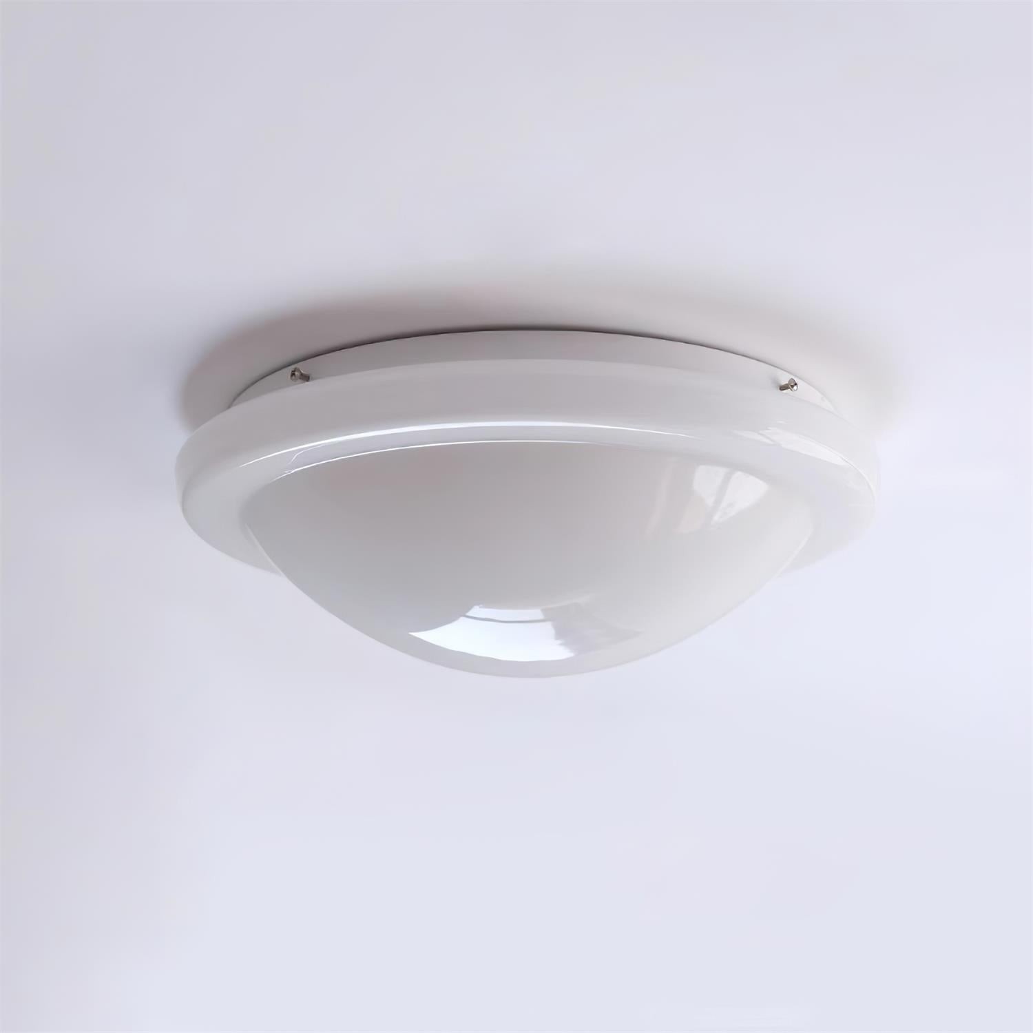 Modern Miminalist White Glass Led Ceiling Lamp K222