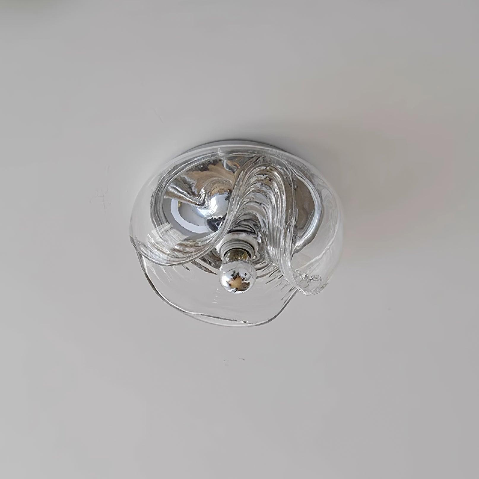 Bauhaus Stripe Glass Irregular Round Wall Light K186