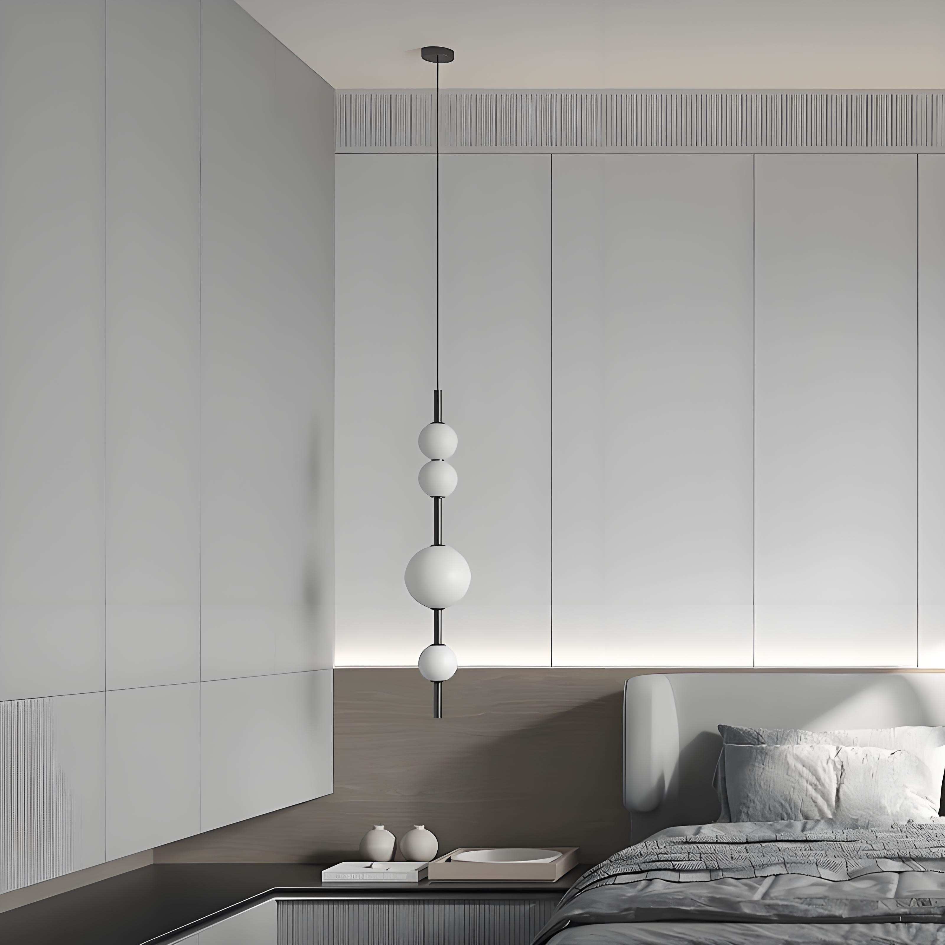 Linear Glass Pendant Light