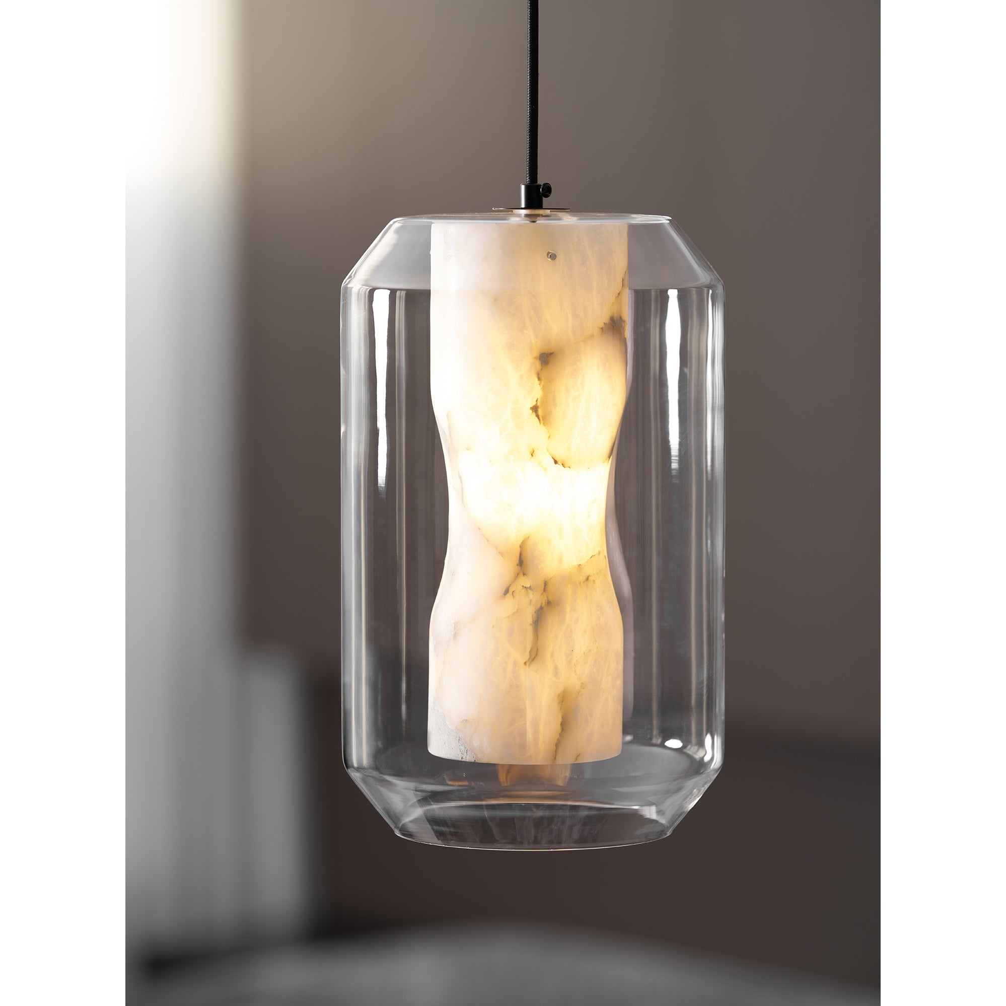 Glass Alabaster Pendant Lamp D444