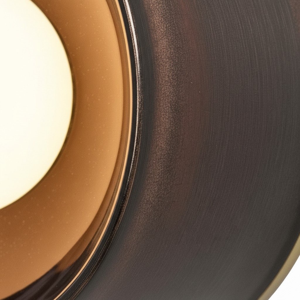 Ceranova Glazed Round Ceramic Wall Lamp - Modern Wall Lighting for Bedrooms and Hallways K2076
