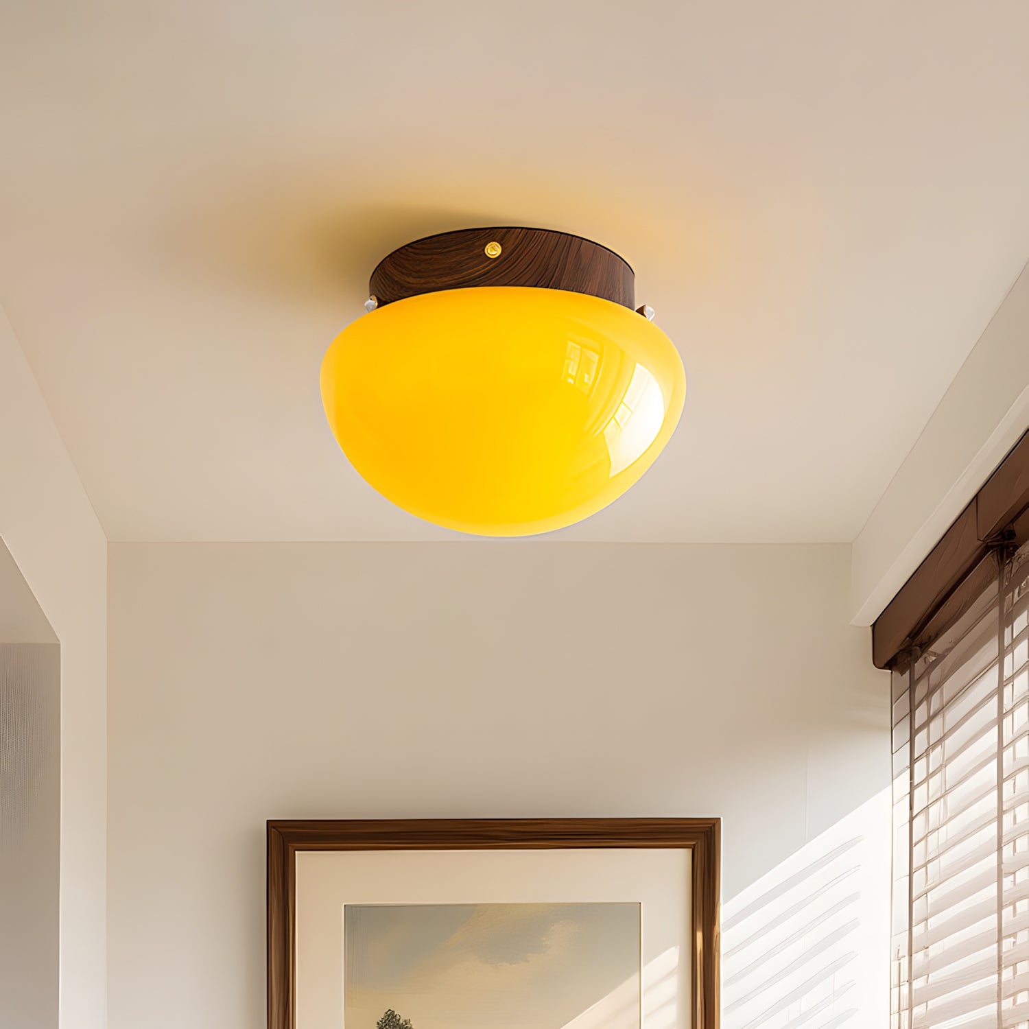Honeyed Dome Ceiling Lamp D317