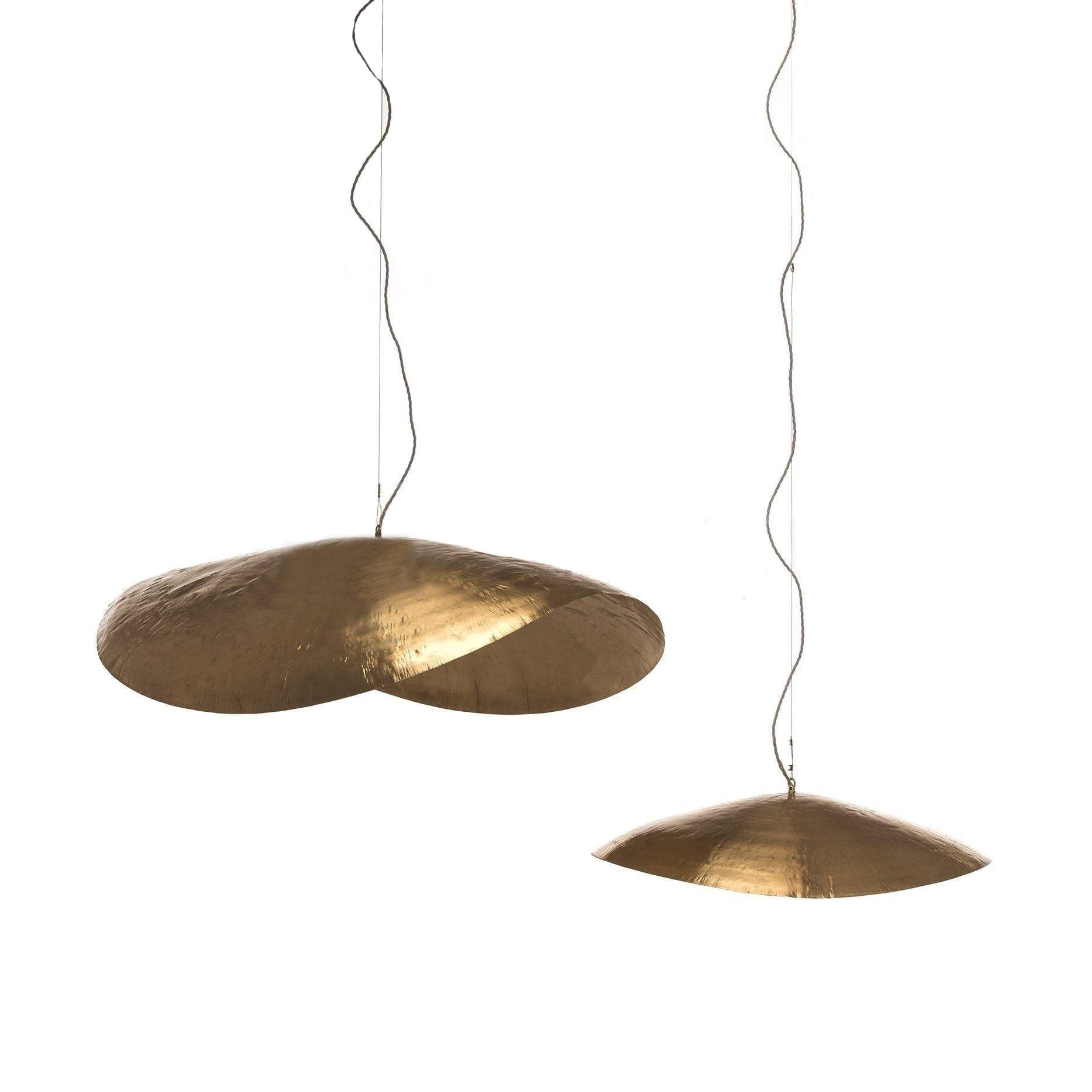 Hammered Brass Suspension Light K1205