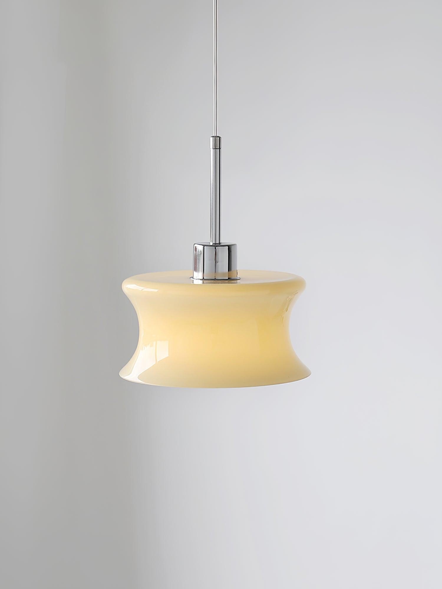 French Vintage Glass Window Pendant Lamp K232