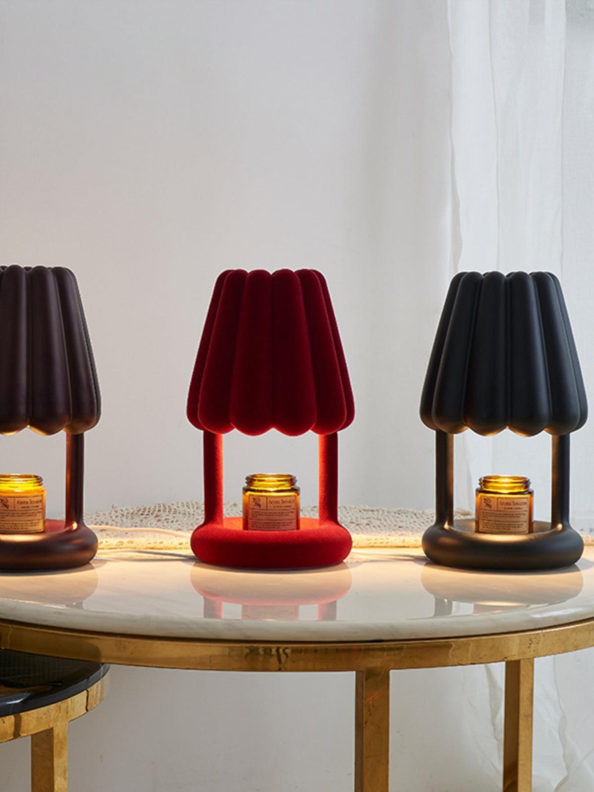 Ice Cream Flocked Resin Table Lamp K335