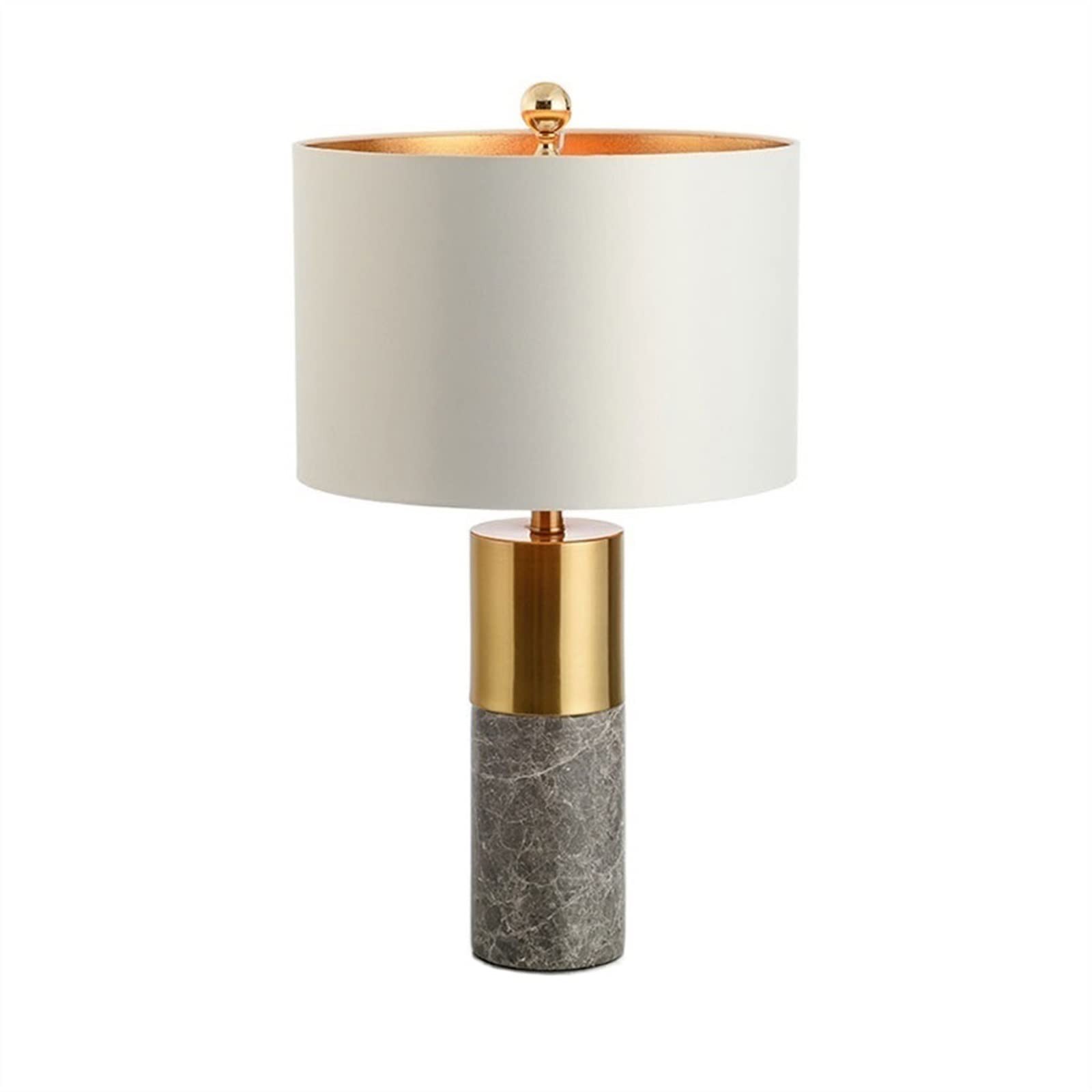 Marble Cylinder Table Lamp