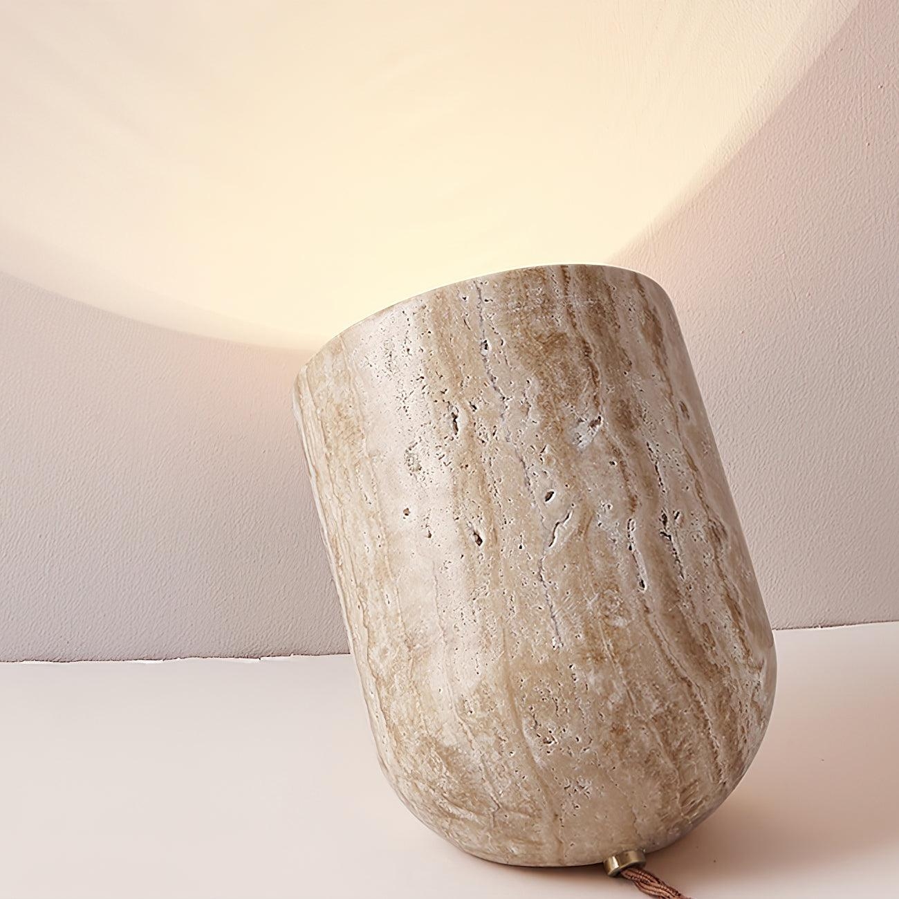 Amidori Travertine Table Lamp D893
