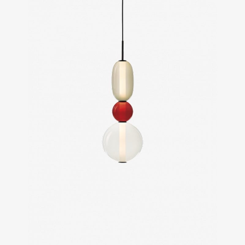 Nordic Art Deco Stained Glass Pendant Light K196