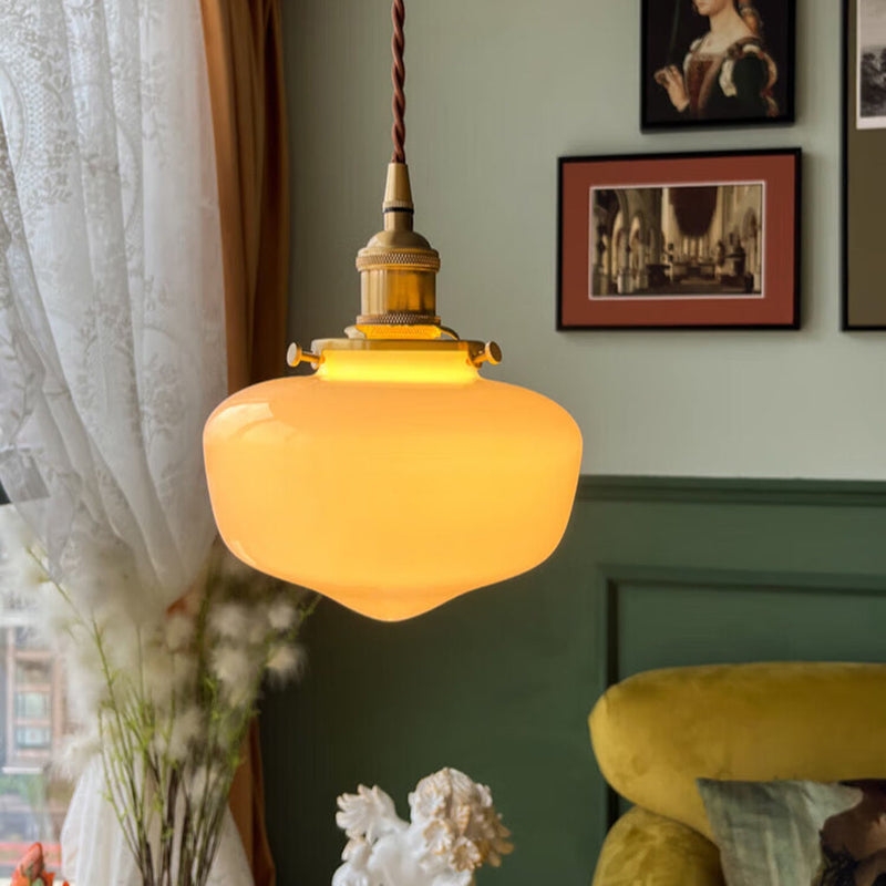 Radiant Lantern Retro Glass Pendant Light D954