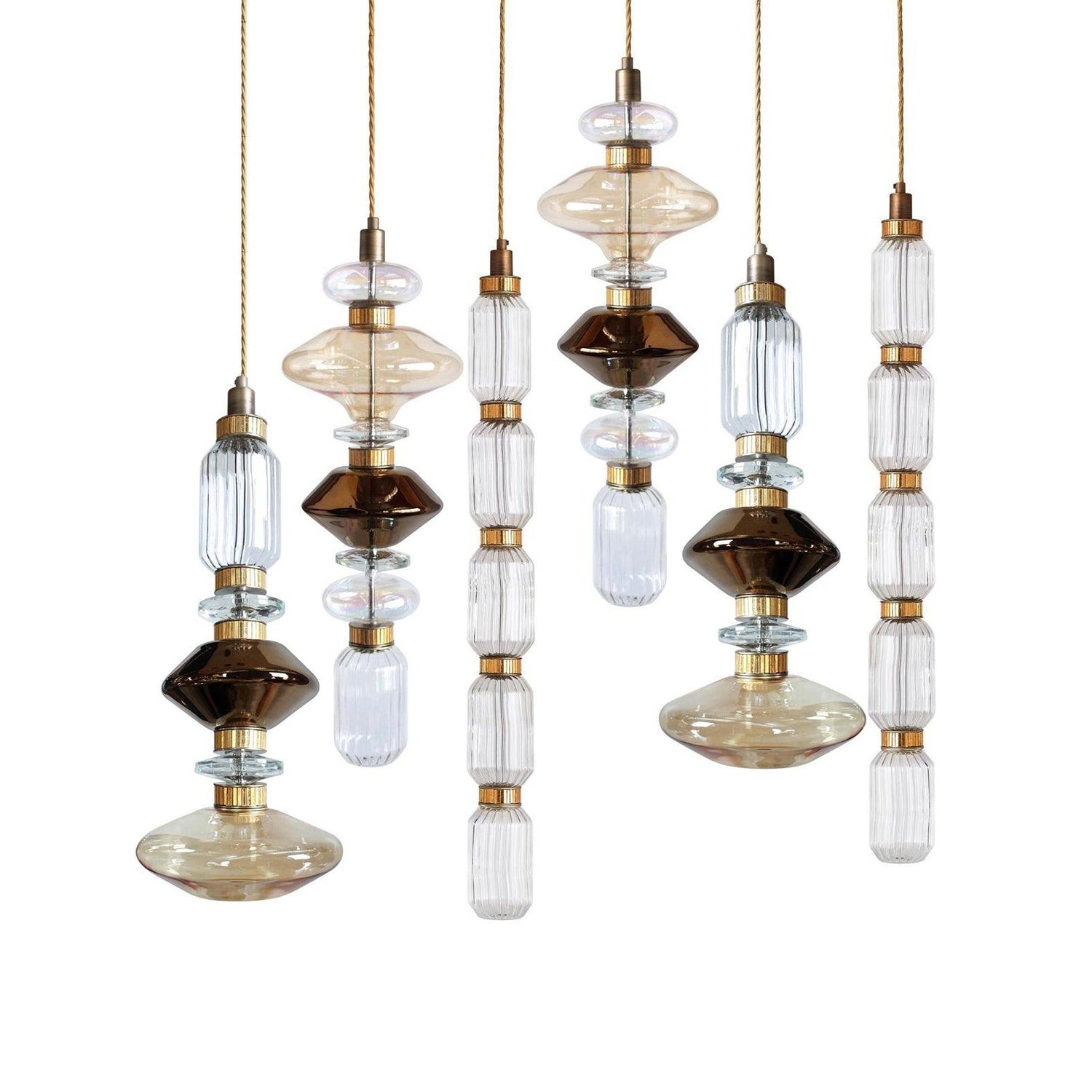 Modern Elegant Ballet Glass Pendant Light K904