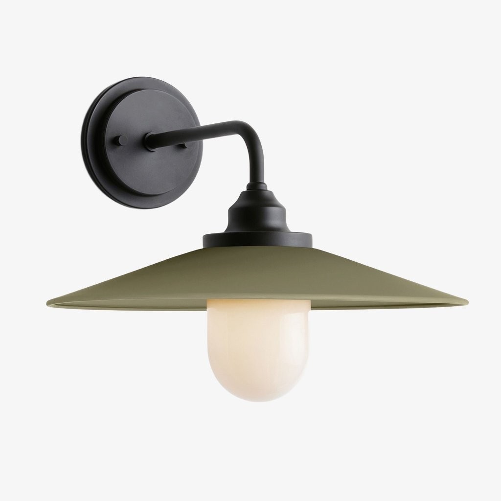 Cordax Utility-Inspired Wall Sconce - Metal and Glass for Indoor Outdoor Decor K2046