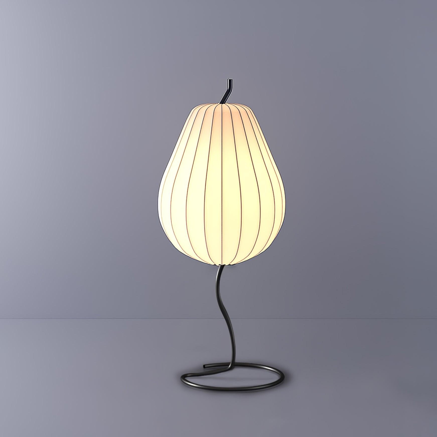 Pear-shaped Shite Floor Lamp Suitable For Living Room K581