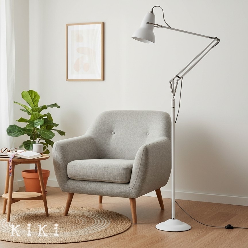 Modryx Modern Movable Arm Floor Lamp - Perfect for Bedroom and Office K2130