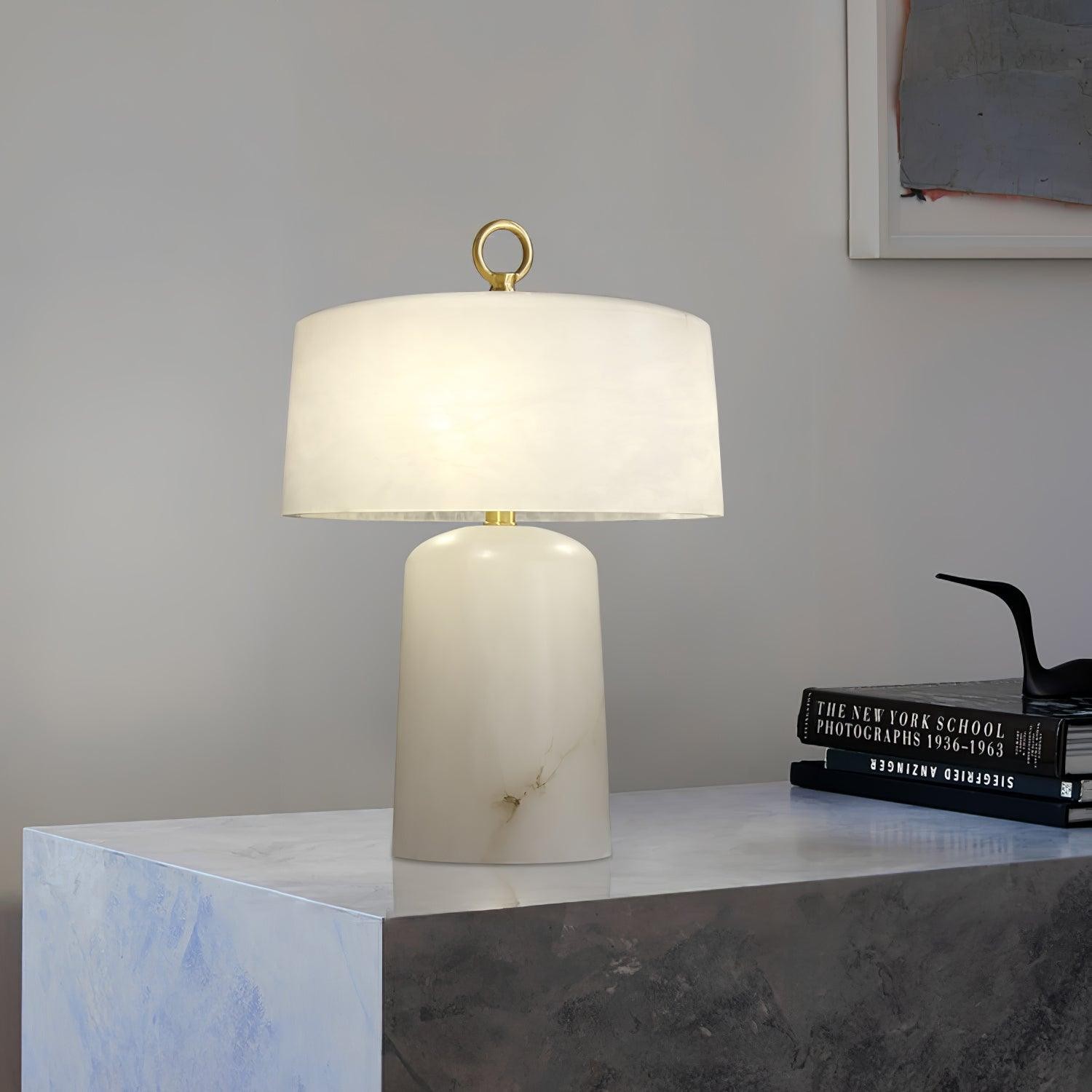 Light Luxury Style Marble Stone Table Lamp K236