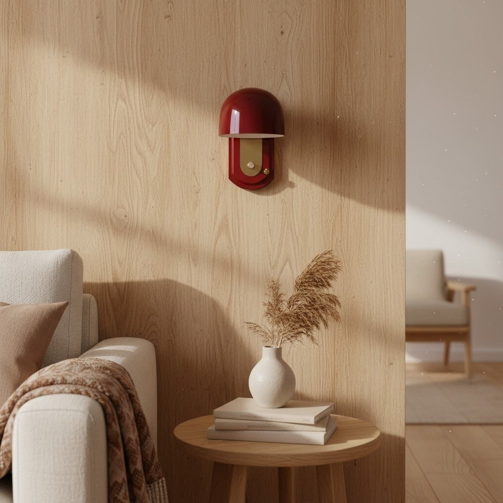 Livessa Wall Lamp Sculptural Glass Modern for Bedroom Living Room K2117