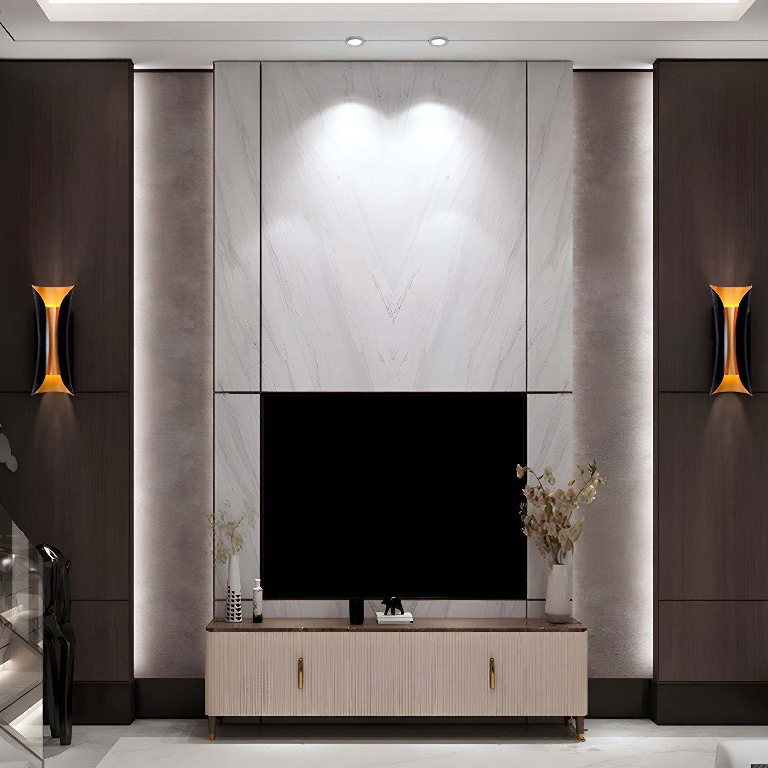 Flame Art Wall Sconce K382