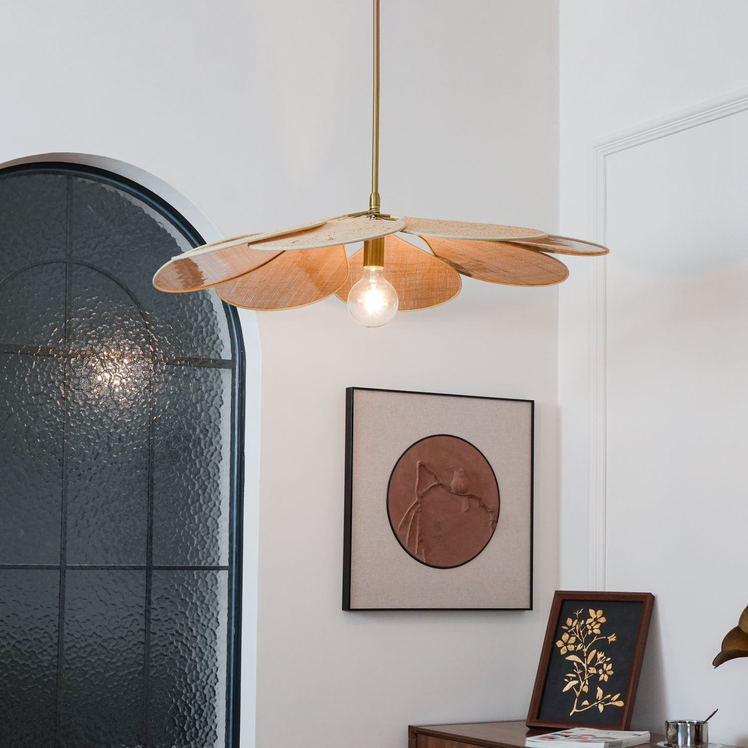 Petals Bloom Rattan Pendant Lamp K588