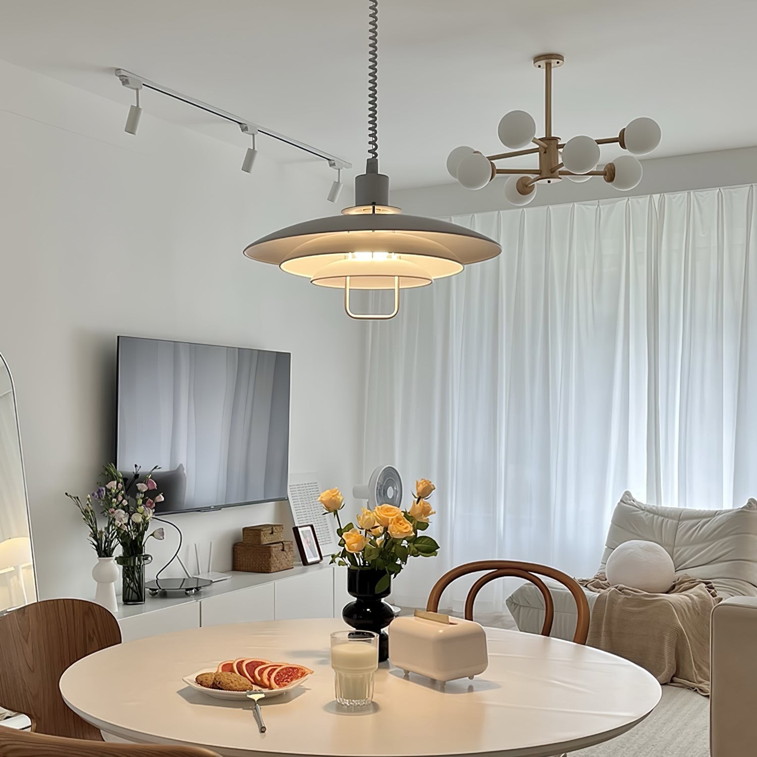 Danish Lifting UFO Pendant Lamp K606