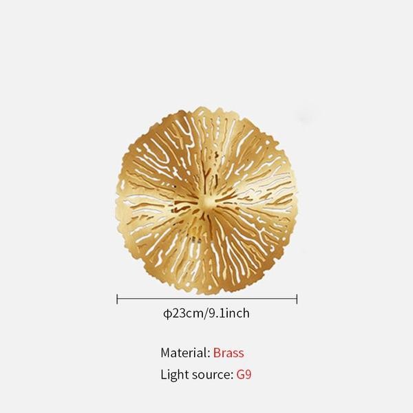 Lotus Leaf Wall Sconce
