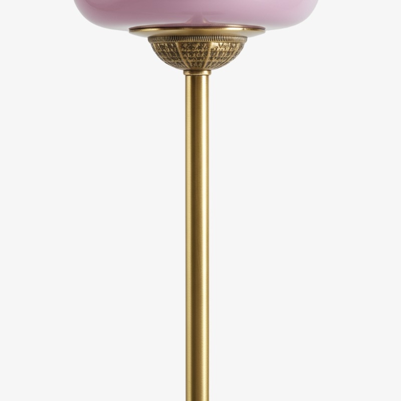 Eloise Handcrafted Retro Glass Floor Lamp - Lantern Form Floor Light for Reading Corners K2345