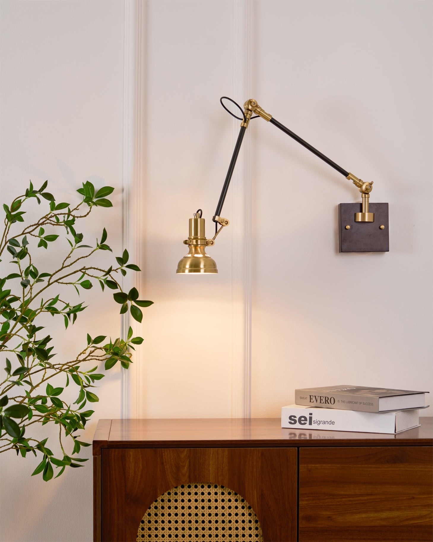Kane Swing Arm Wall Lamp K1037