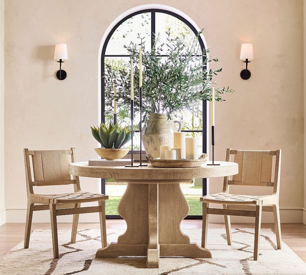 Rowan Iron Wall Sconce with Linen Shade – Industrial Classic Accent Light K1315