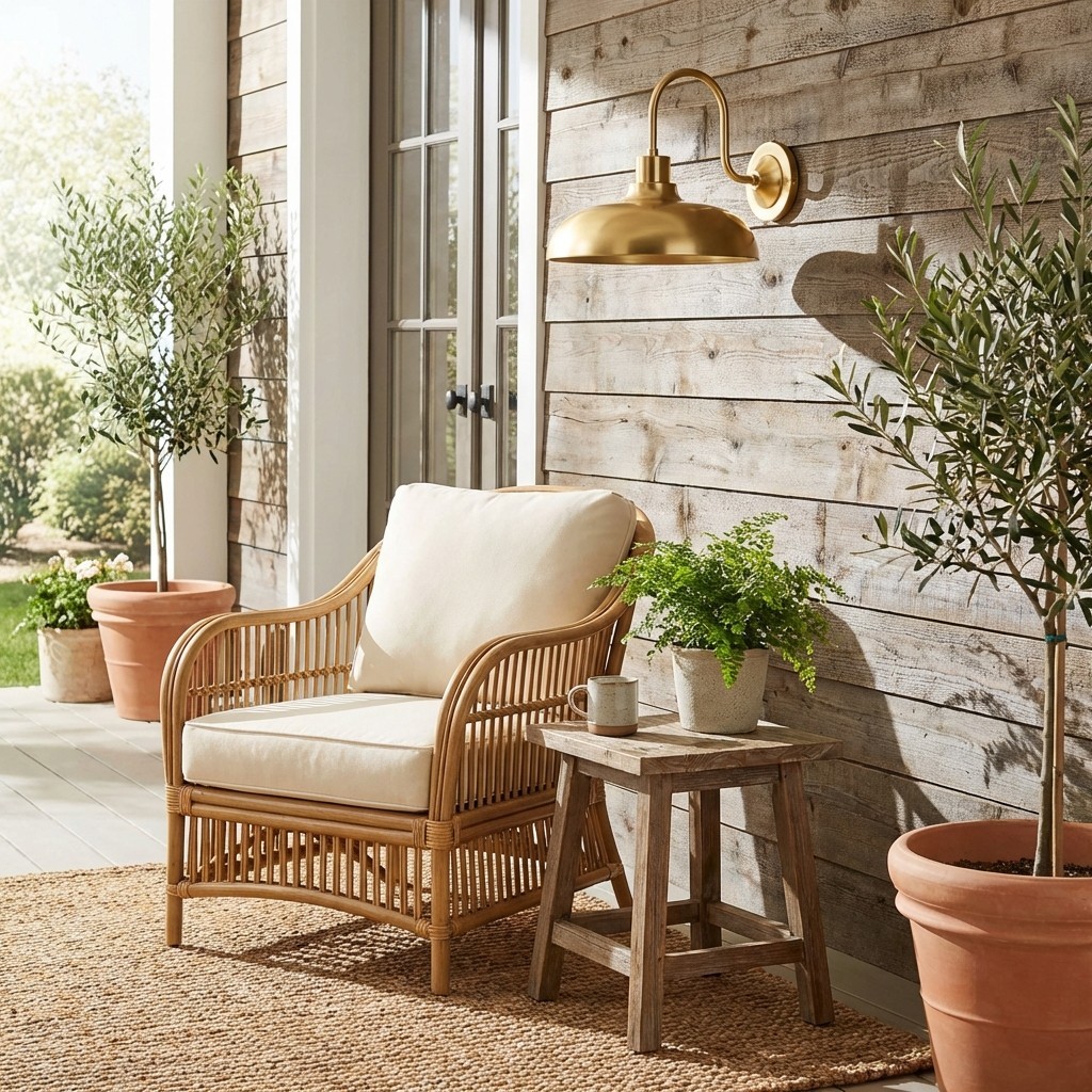Velara Industrial Metal Rustic Dome Wall Sconce - Classic Curved Outdoor Wall Light for Porch and Patio K2249