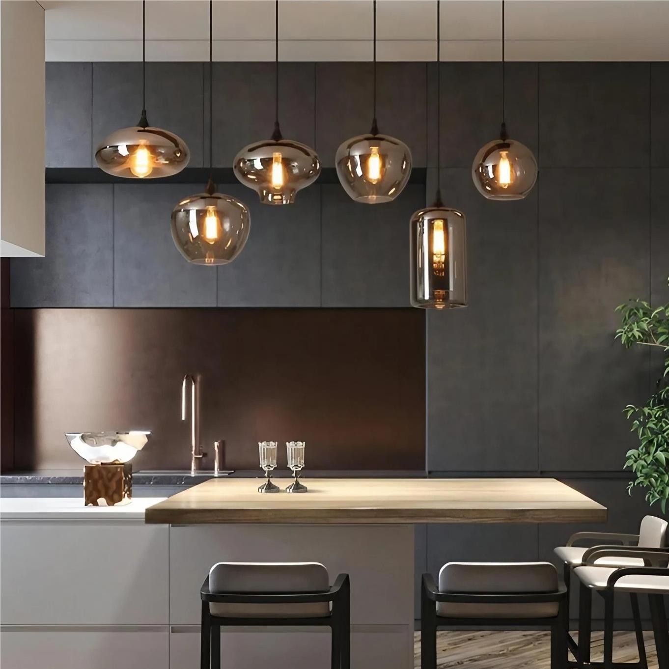 Classic Design Alton Glass Pendant Light
