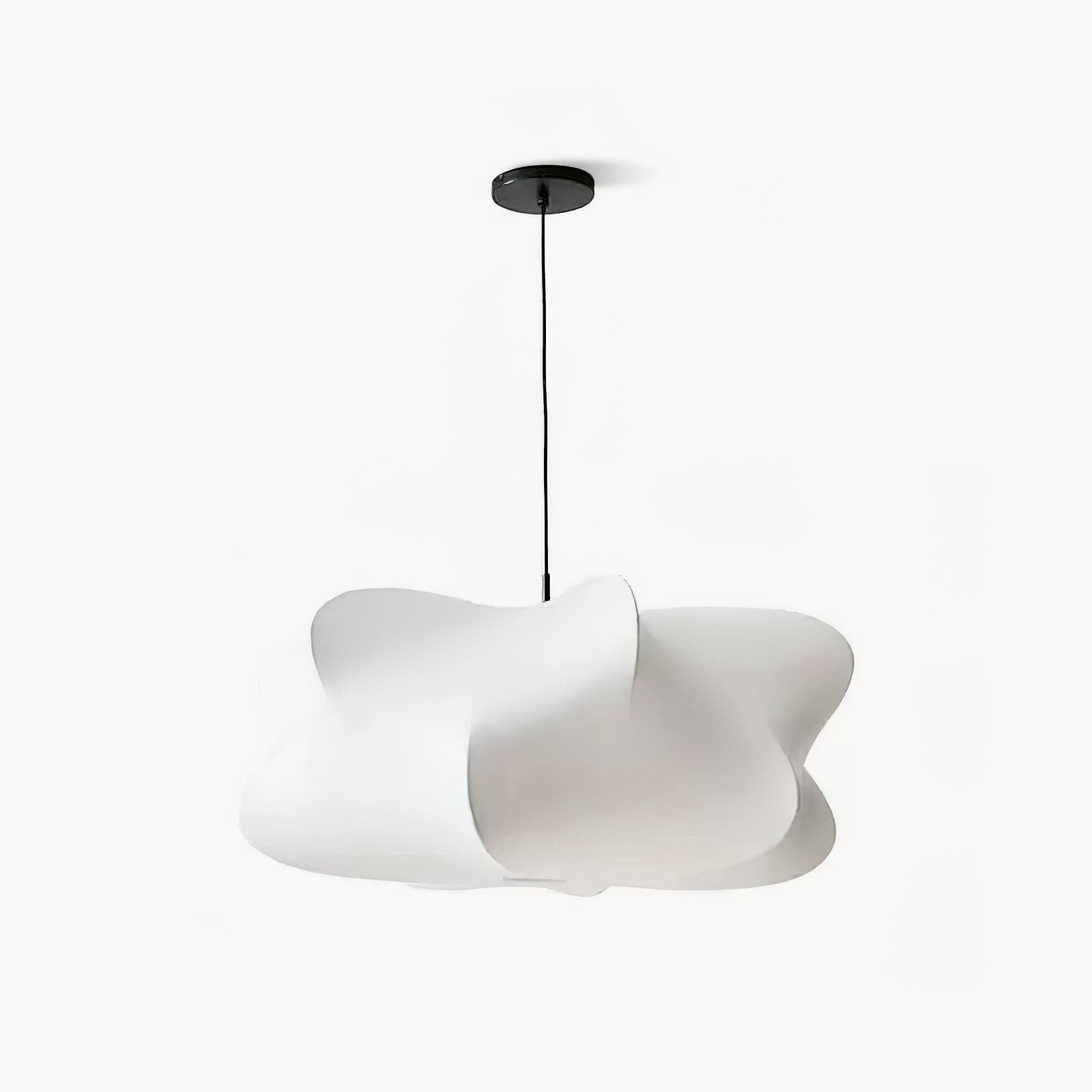 Lunaveo Timeless Minimal Silk Pendant Lamp - Cloud Shade Lighting for Home Decor K369