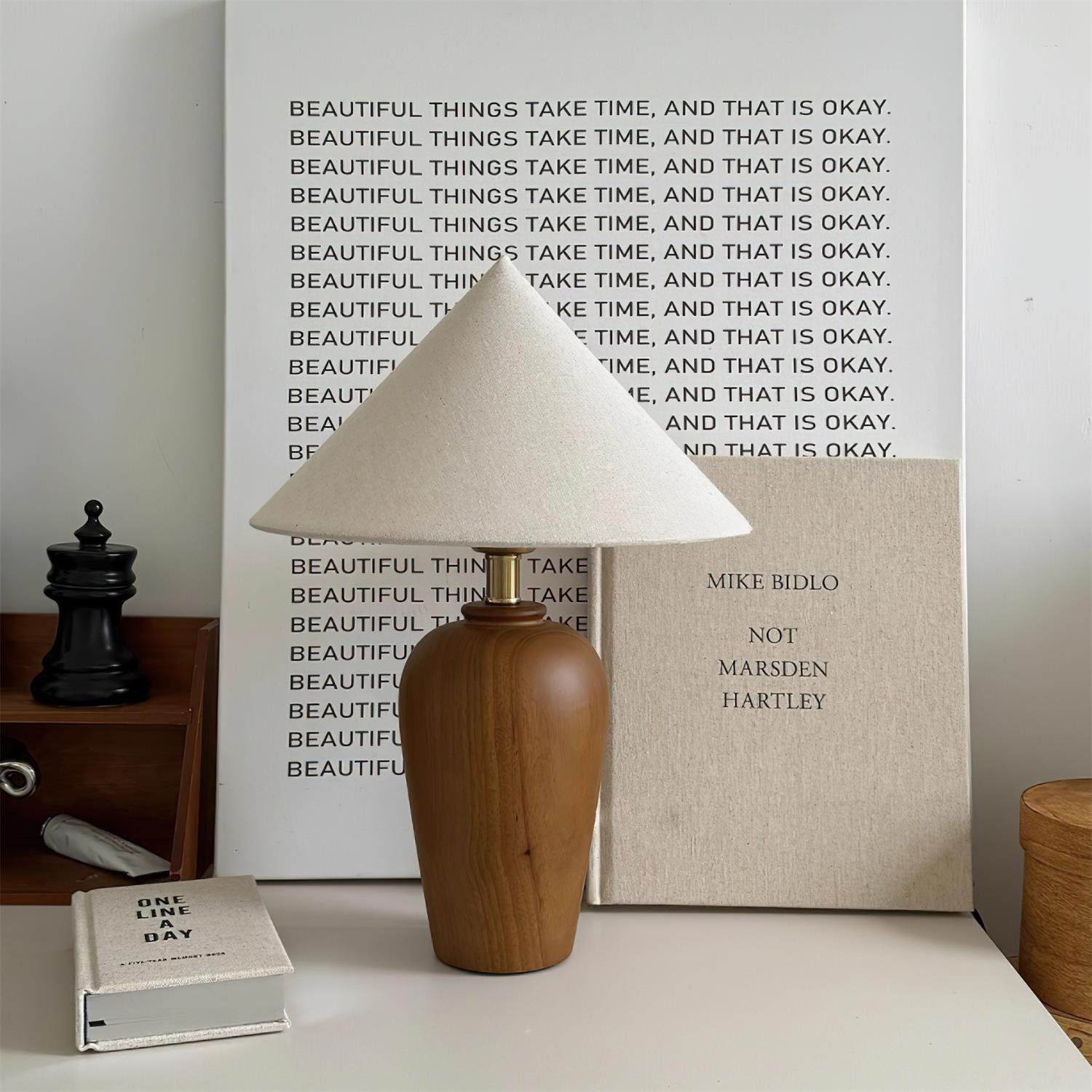 Brayden Wood Table Lamp D29